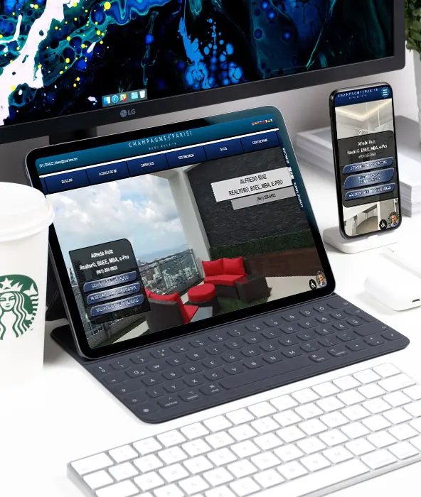 Website for real estate agents - flexible design