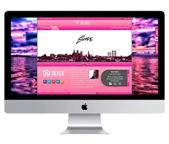 Color PINK-040 for website for realtors