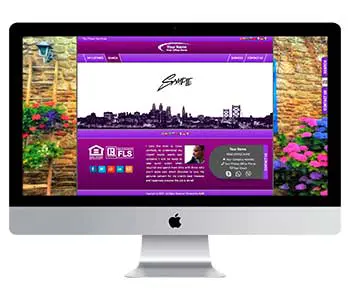 Color VIOLET-080 for website for realtors